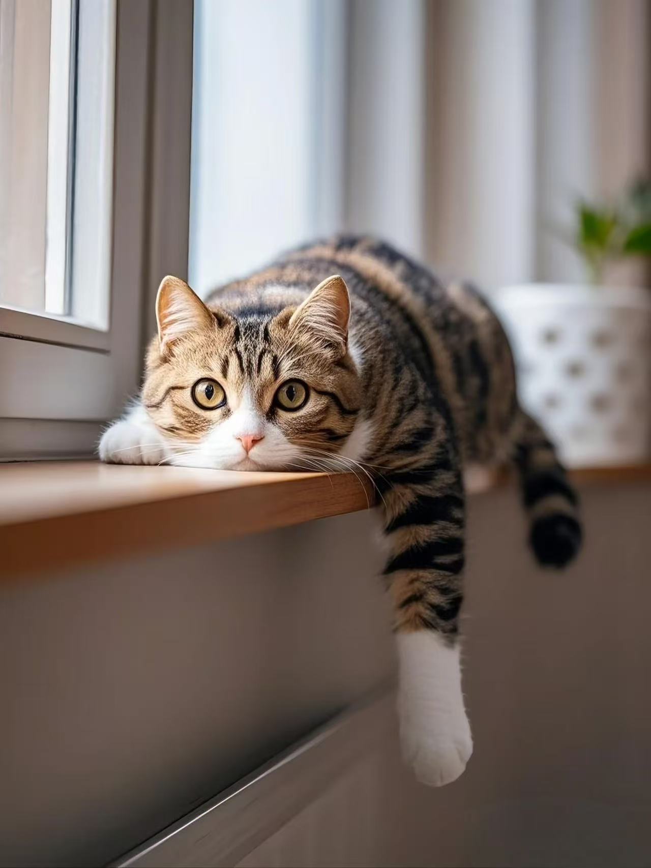 抱着橙子的橘猫
